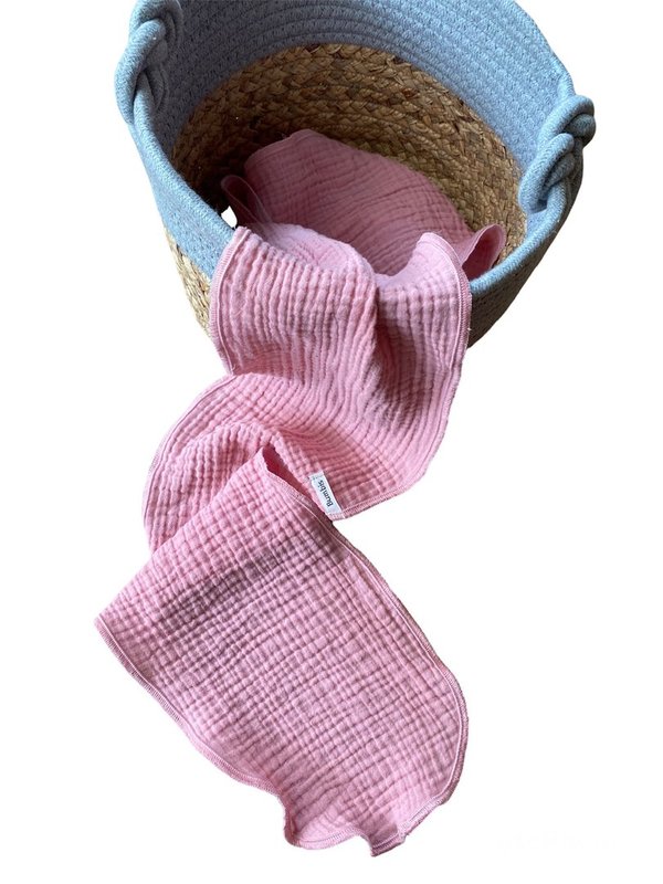 Musselin Headband zum binden ''Silky Pink"
